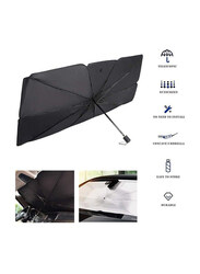 Foldable Car Sunshade, Black