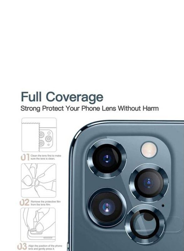 Apple iPhone 12 Pro Max Camera Lens Protector, Blue