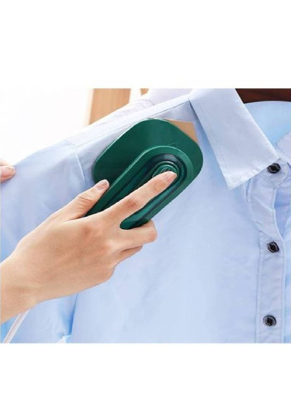 Mini Handheld Household Garment Portable Steam Iron, Green