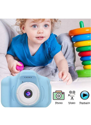 Kid's Digital Video Mini Rechargeable HD Camera, 8MP, Blue