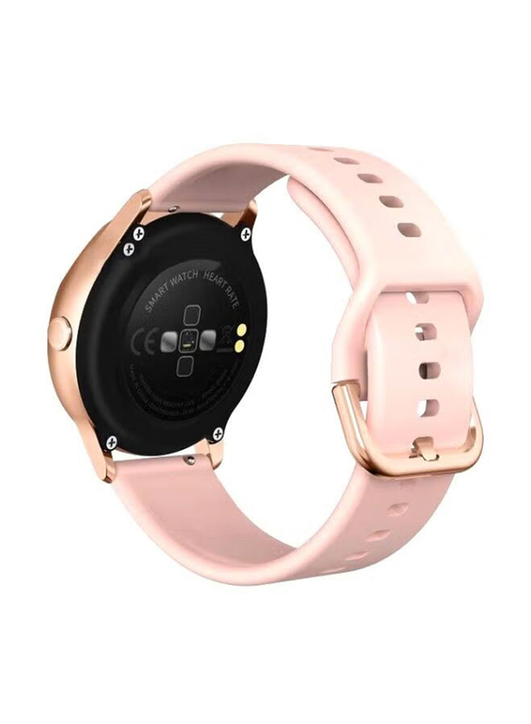 Waterproof Bluetooth Smartwatch, Pink/Gold