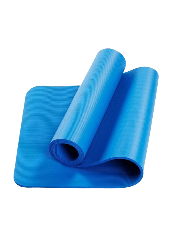 Extra Thick Non-Slip Yoga Mats For Fitness, Gym Exercise Pads Home Fitness, Blue