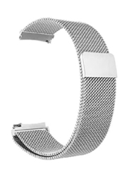 Stainless Steel Mesh Watch Band for Samsung Galaxy Watch 4, Silver