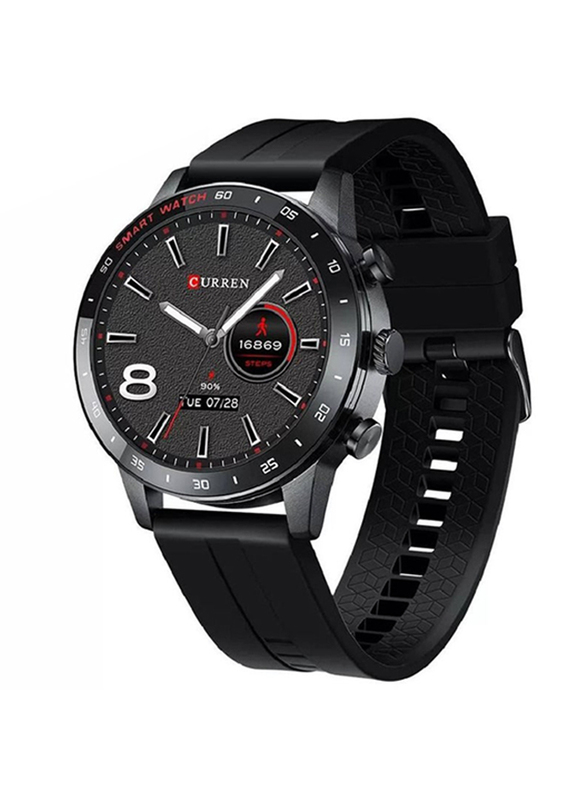 Curren 1.3-inch Smartwatch With Big Screen Retina HD Long Standby IP68 Waterproof, Black