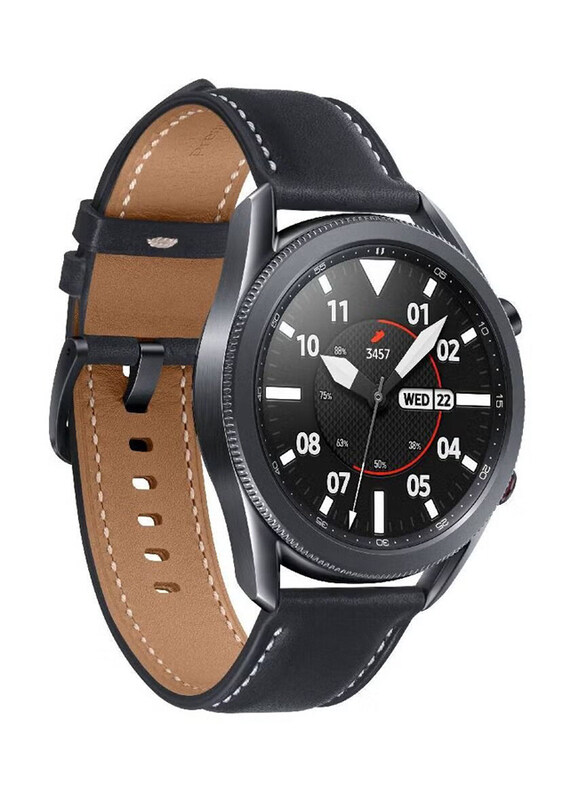 

Generic Replacement Genuine Leather Strap for Samsung Watch 3 45mm/Watch 46mm/Gear S3 Frontier/Gear S3 Classic, Black