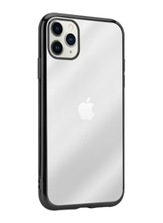 Apple iPhone 12 Pro Protective Mobile Phone Back Case Cover, Black/Clear