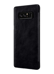 Nillkin Samsung Galaxy Note8 Nillkin Qin Series Leather Flip Mobile Phone Case Cover, Black