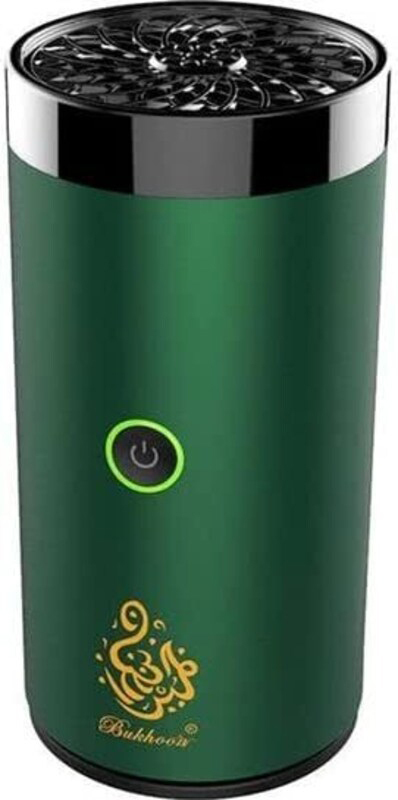 Aclix Electric USB Bakhoor Evaporator Incense Burner, Green/Black