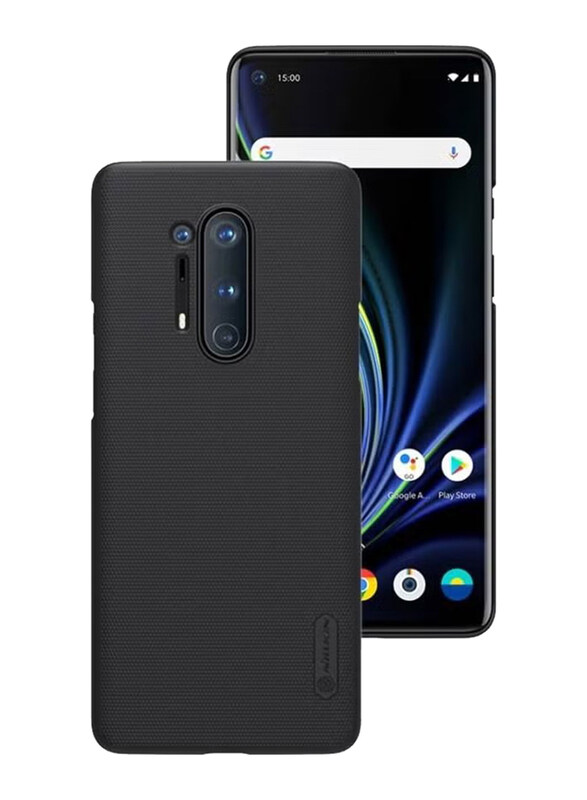 

Nillkin OnePlus 8 Pro Super Frosted Shield Hard PC Mobile Phone Back Case Cover, Black