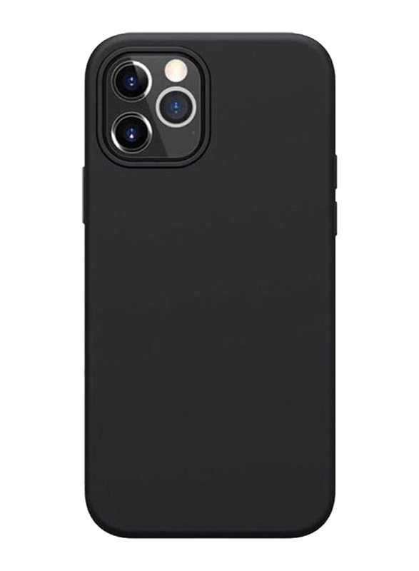 Nillkin Apple iPhone 12/12 Pro Flex Pure Liquid Silicone Mobile Phone Case Cover, Black