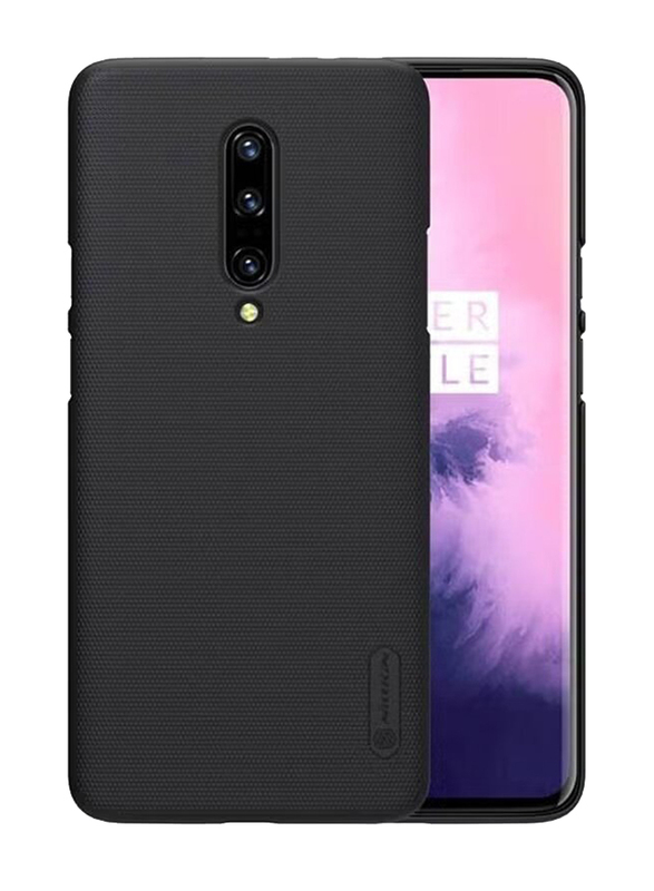 OnePlus 7 Pro Super Frosted Shield Hard Mobile Phone Back Case Cover, Black