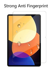 Hyx Xiaomi Pad 5 Pro 12.4 Inch 2022 9H Hardness Scratch Resistant Tempered Glass Screen Protector, 2 Piece, Clear