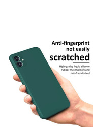 Samsung Galaxy M04 4g Protective Shockproof Soft Liquid Silicone Mobile Phone Case Cover, Green