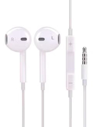 Wired 3.5mm In-Ear Headphone with Mic, White