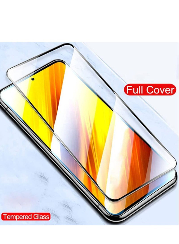 Poco X3 Pro 5D Full Edge To Edge 9H Tempered Glass Screen Protector, Clear