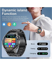 New Design Super AMOLED Display Smartwatch with Bluetooth Calling, Black