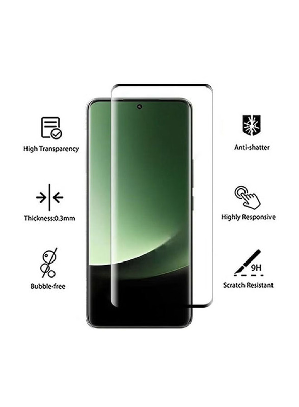 Xiaomi 13 Ultra HD Clarity 3D Curved Tempered Glass Screen Protector, Clear