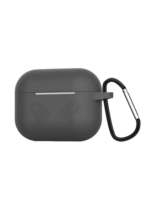 Silicone Protective Case Cover for Apple AirPods 3 3rd Generation, Grey