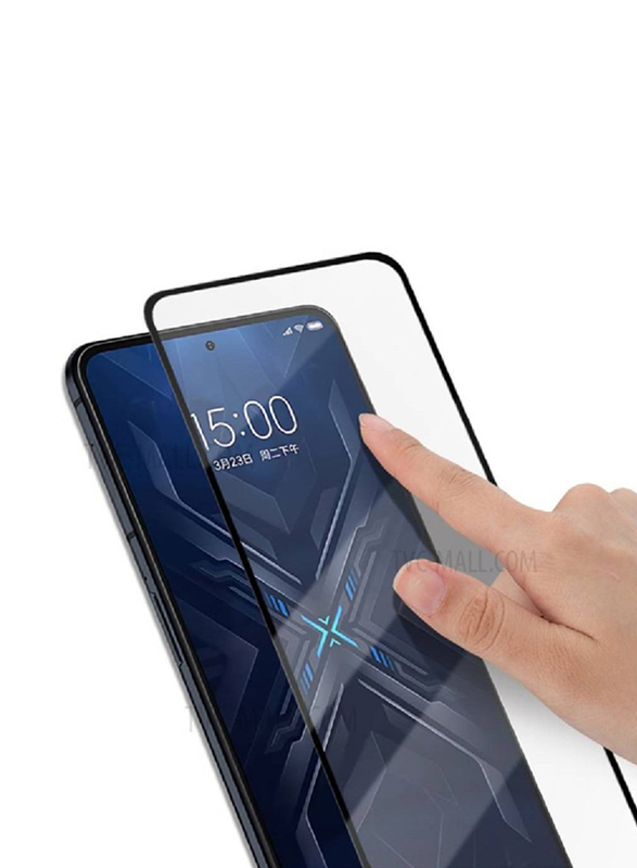 Xiaomi Black Shark 5 RS Easy Bubble-Free Installation Scratch Resistant Tempered Glass Mobile Phone Screen Protector, Clear