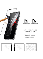 ZTE Nubia Red Magic 6s Pro Full Coverage HD Anti-Scratch Bubble-Free Mobile Phone Tempered Glass Screen Protector, Clear