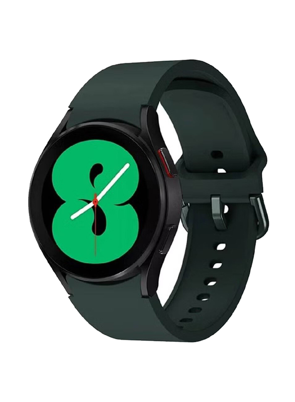 Soft Silicone Sport Band for Samsung Watch 4/Watch 4 Classic, Dark Green