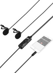 Boya BY-M1DM Omni-Directional Lavalier Microphone for Mobile Phone, Black