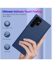 Samsung Galaxy S23 Ultra Protective Slim Fit Soft TPU Back Flexible Silicone Mobile Phone Case Cover, Blue