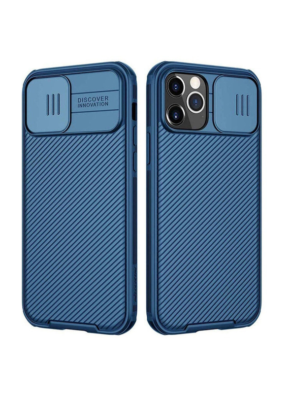 Nillkin Apple iPhone 12/12 Pro CamShield Pro Mobile Phone Back Case Cover, Blue