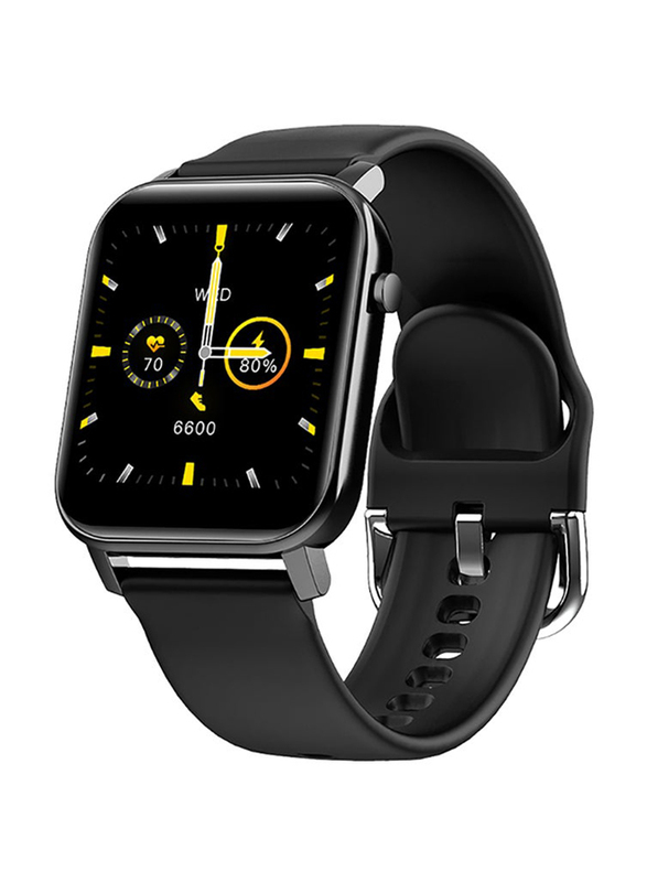 Heart Rate Monitoring Smartwatch, Black