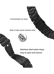 Stainless Steel Watch Band for Apple Watch 44mm/42mm, Black