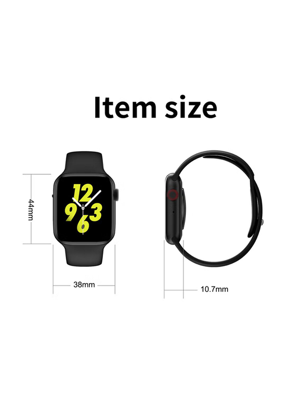 W34 1.54-inch Intelligent Smartwatch with Waterproof, Black