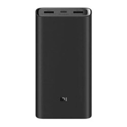 Xiaomi 20000mAh Mi Fast Charging Power Bank with Micro-USB Input, Black