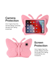 Apple iPad 4th Gen 10.9 2020/iPad Pro 11 Kids EVA Foam Shockproof Kickstand Butterfly Lightweight Tablet Case Cover, Pink