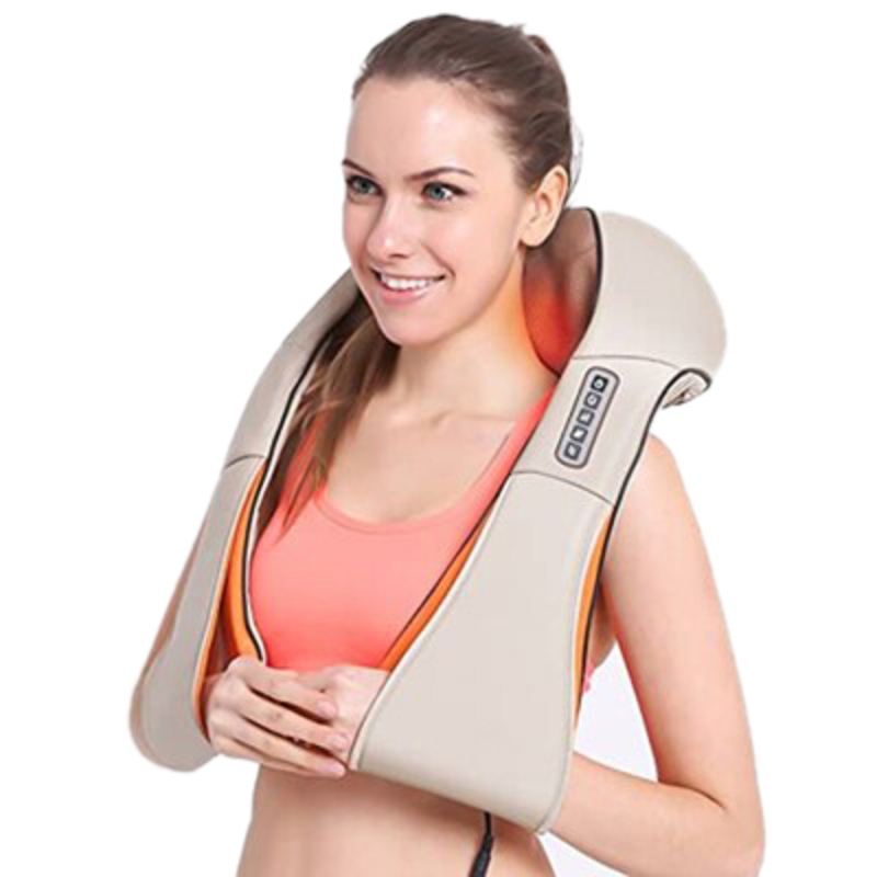 Electrical Body Massager Infrared Heated Kneading, One Size, Beige