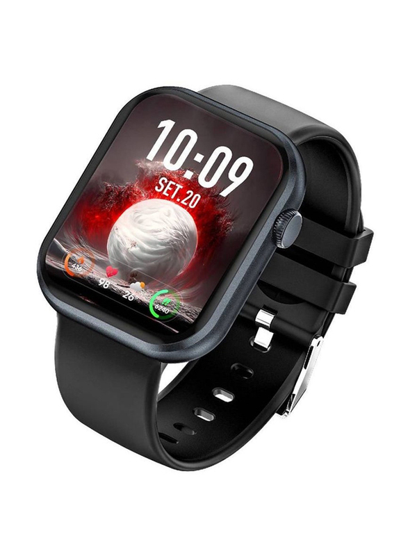 1.85 Inch Smartwatch with Full-Touch Bluetooth Calling, Black