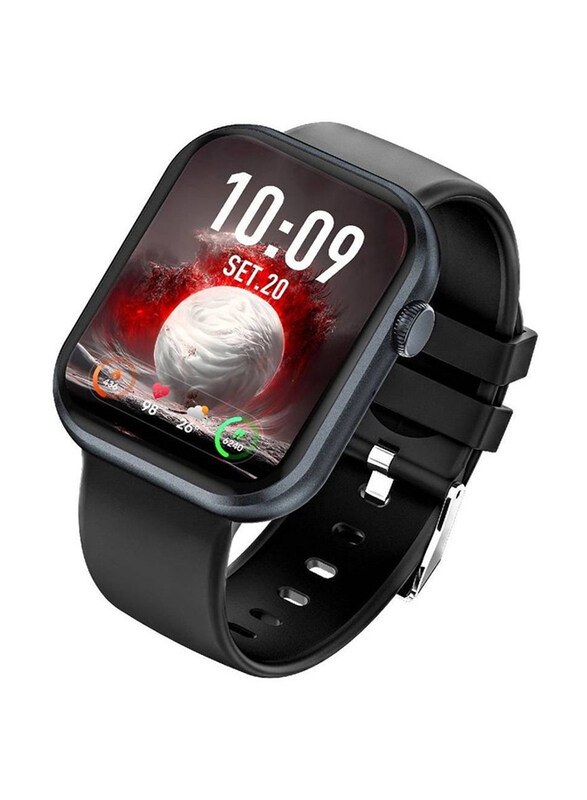 

Generic 1.85 Inch Smartwatch with Full-Touch Bluetooth Calling, Black