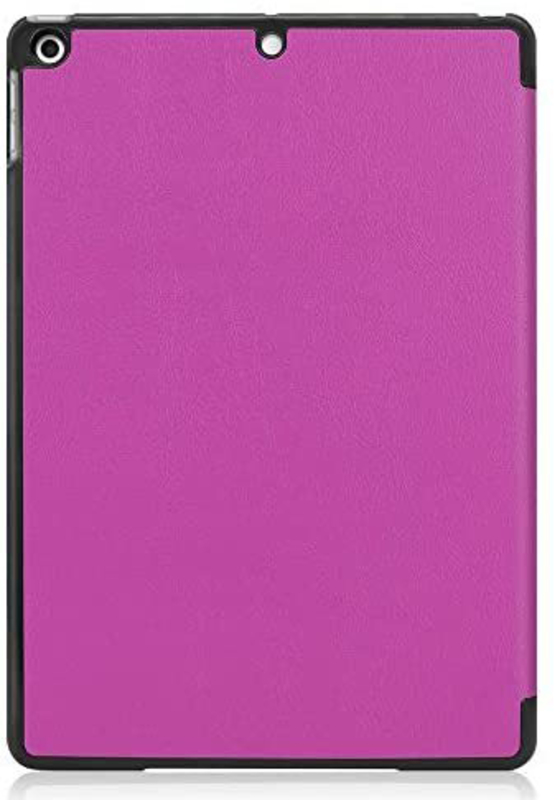 Apple iPad (7Th Generation) 10.2-Inch 2019 Smart Case Slim Shell Standing Tablet Phone Flip Case Cover, Purple