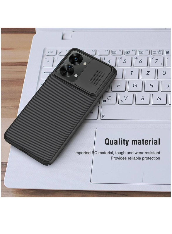 Nillkin OnePlus Nord 2T 5g CamShield Pro Slide Camera Protection Privacy Back Mobile Phone Case Cover, Black