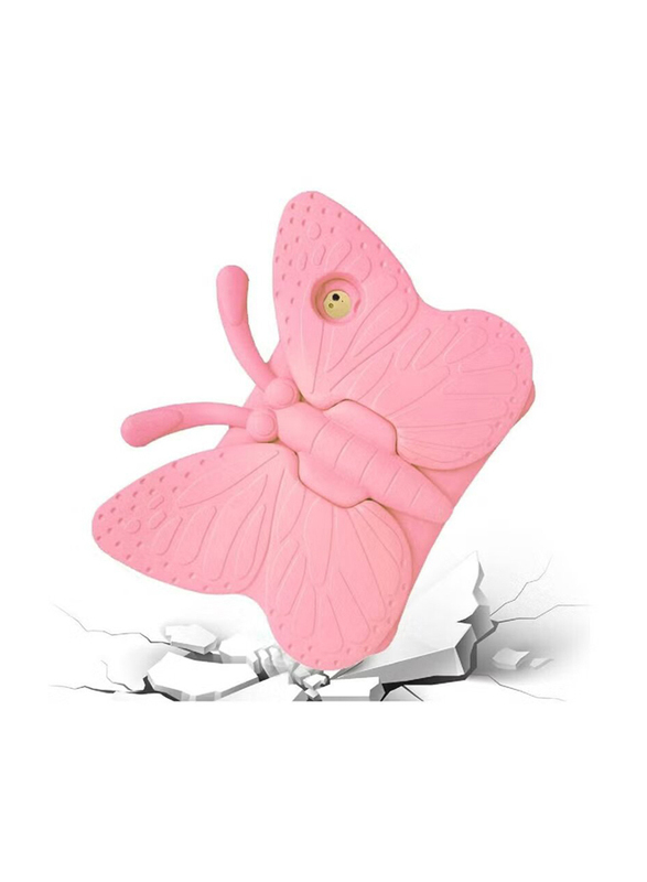 Apple iPad Air 9.7 Inch Kids EVA Butterfly Stand Light Weight Tablet Case Cover, Pink