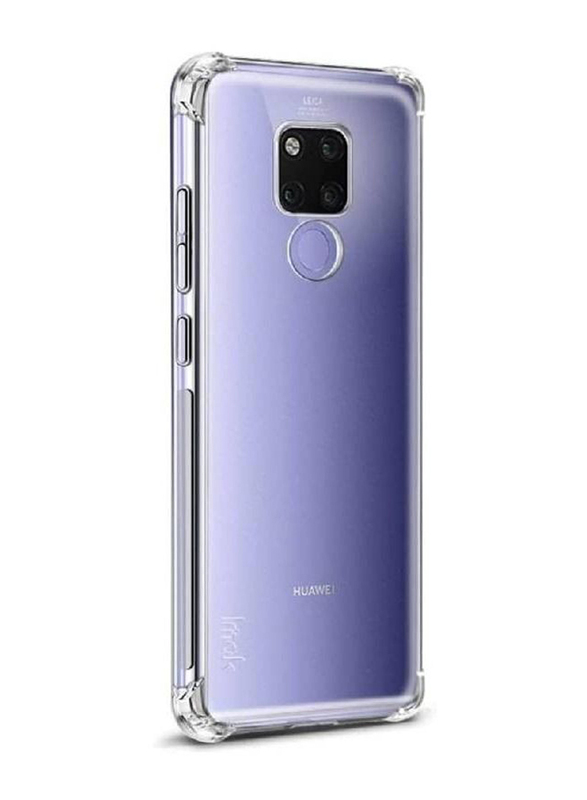 Huawei Mate 20 Soft Silicone Shockproof Anti-Scratch Protective Mobile Phone Back Case Cover, Clear