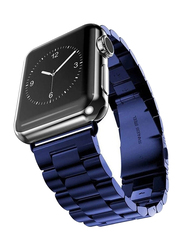 Replacement Stainless Band Strap for Apple Watch 42/44mm, Blue