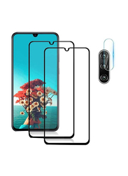 Huawei P30 Lite 2-Piece Tempered Glass Screen Protector with Back Camera Lens Protector, Clear