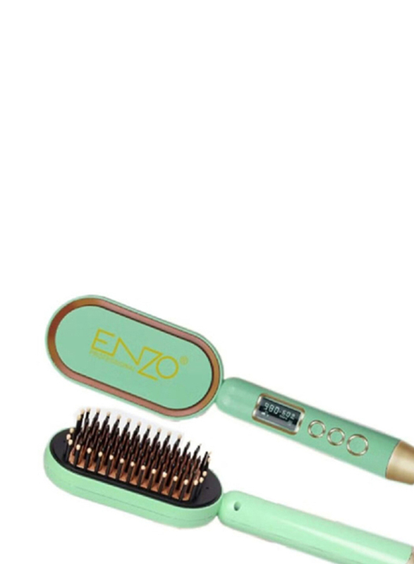 Enzo Professional Advanced Straight Hair Comb, EN-4102, Light Green