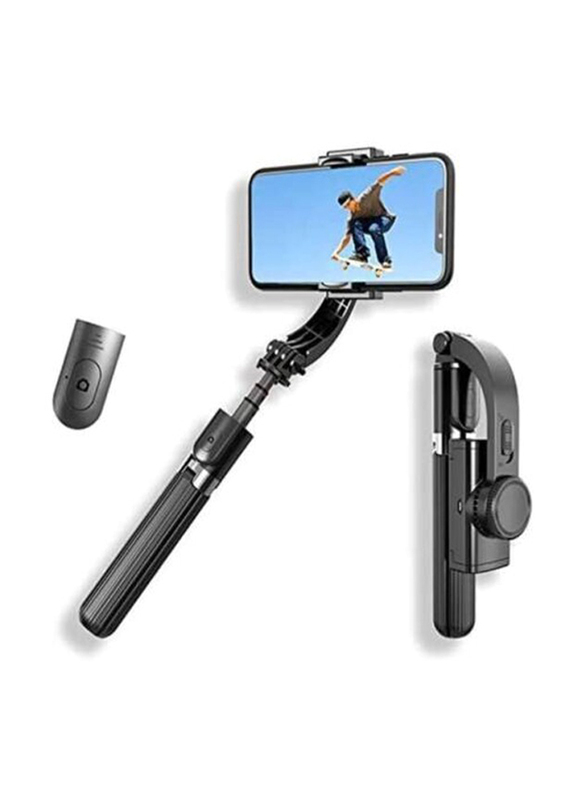 Gmbal Stabilizer Selfie Stick Tripod, Black