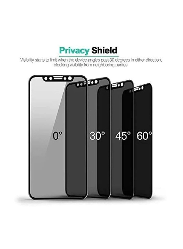 Apple iPhone X Privacy Anti-Spy Tempered Glass Screen Protector, Grey