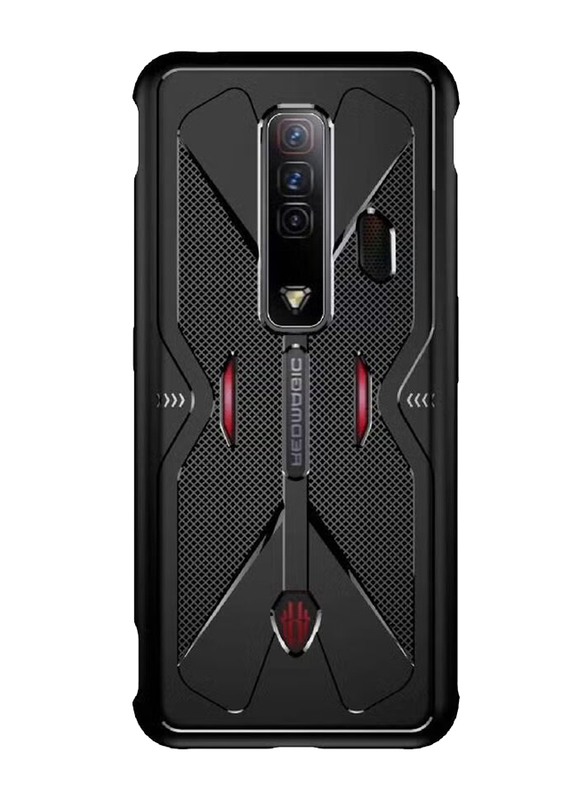 ZTE Nubia Red Magic 7 Silicone Bumper Mobile Phone Case Cover, Black