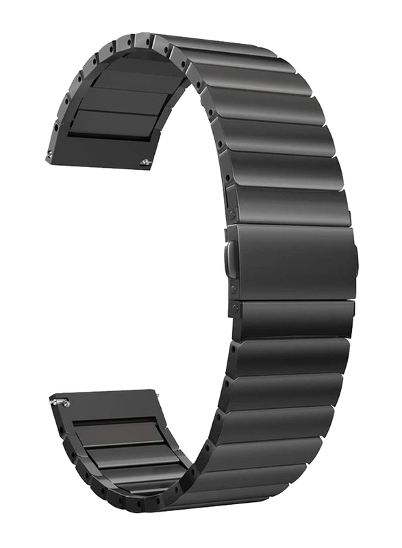 Classic Ceramic Strap Smartwatch Band for Samsung Galaxy Smartwatch 46mm, Black