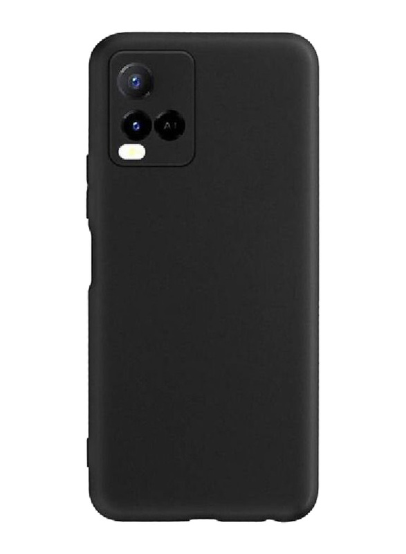 Vivo Y21s Protective Ultra Slim Flexible Soft Back Mobile Phone Case Cover, Black