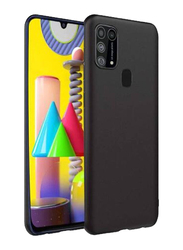 Samsung Galaxy M31 Protective Soft Silicone Mobile Phone Case Cover, Black