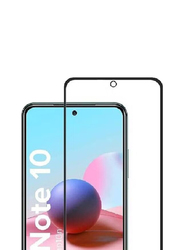 Xiaomi Redmi Note 10 Tempered Glass Screen Protector, Clear/Black